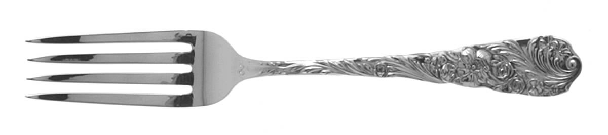 Flora (Sterling, 1890) Fork by Reed & Barton-1