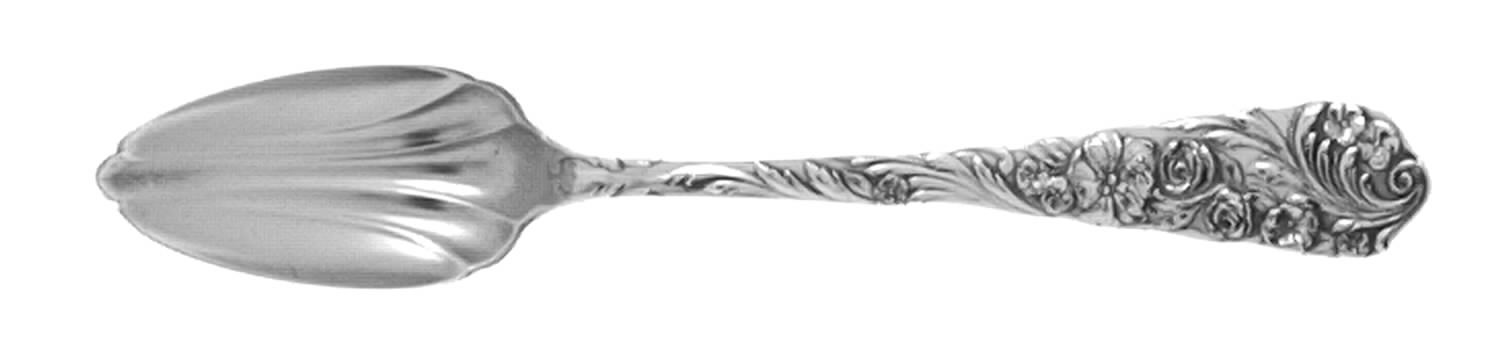 Flora (Sterling, 1890) Fruit/Orange Spoon by Reed & Barton-1