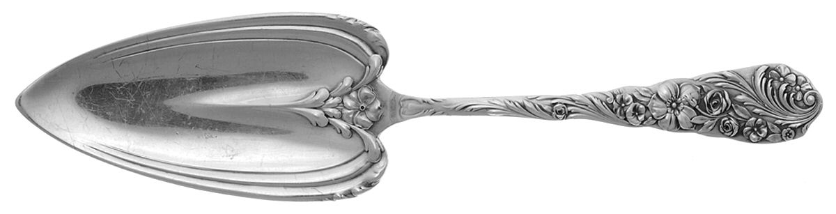 Flora (Sterling, 1890) Cake Server, Solid Piece by Reed & Barton-1