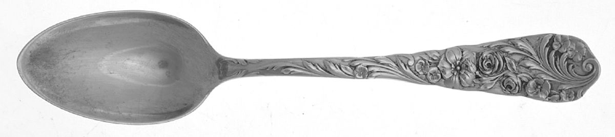 Flora (Sterling, 1890) Monogram Teaspoon by Reed & Barton-1