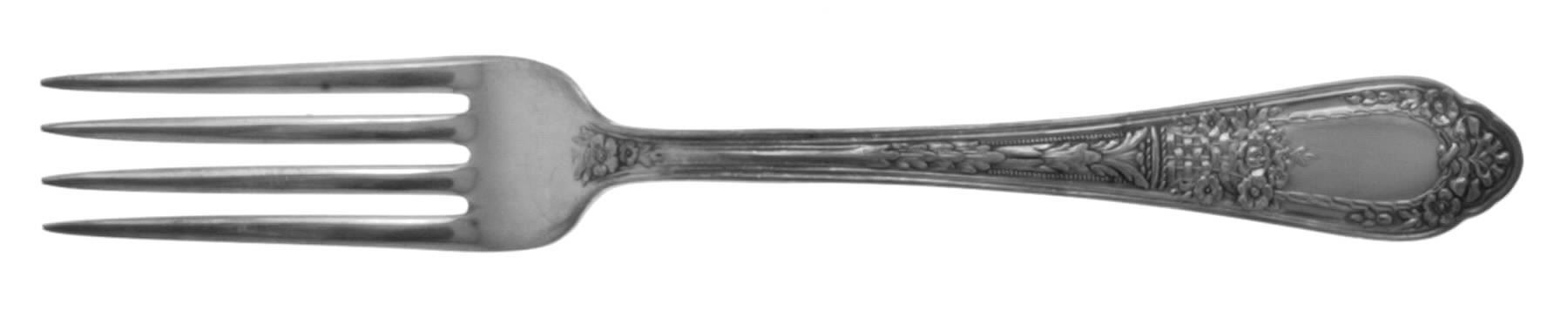 Fluerette (Silverplate, 1930) Fork by Reed & Barton-1