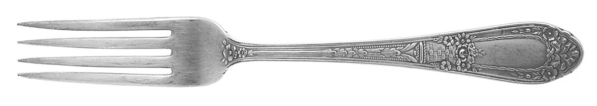 Fluerette (Silverplate, 1930) Fork by Reed & Barton-1