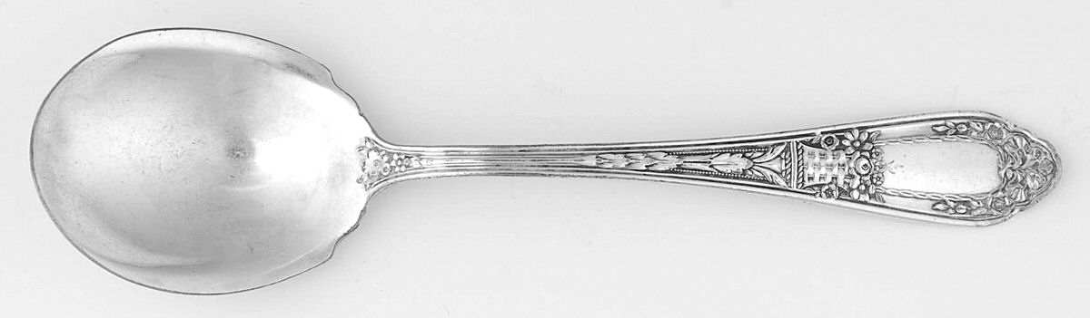 Fluerette (Silverplate, 1930) Sugar Spoon by Reed & Barton-1