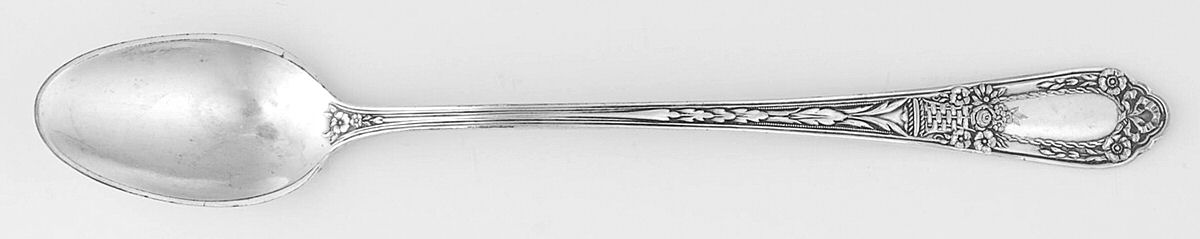Fluerette (Silverplate, 1930) Iced Tea Spoon by Reed & Barton-1