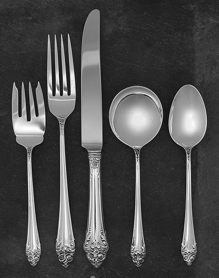 Fragrance (Sterling, 1941, No Monograms) 40 Piece Estate Set by Reed & Barton-1