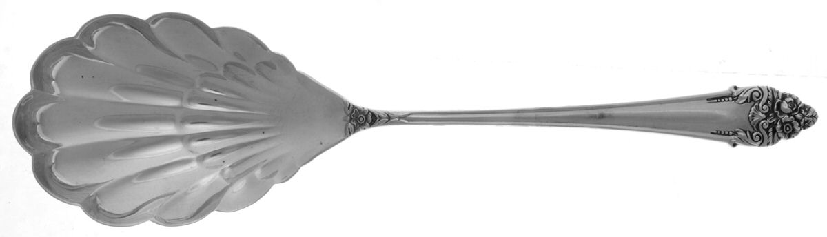 Fragrance (Sterling, 1941, No Monograms) Solid Salad Serving Spoon by Reed & Barton-1