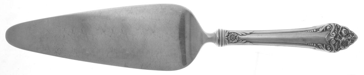 Fragrance (Sterling, 1941, No Monograms) Hollow Handle Pie Server, Sterling Blade by Reed & Barton-1