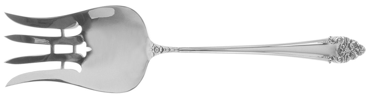 Fragrance (Sterling, 1941, No Monograms) Solid Salad Serving Fork by Reed & Barton-1
