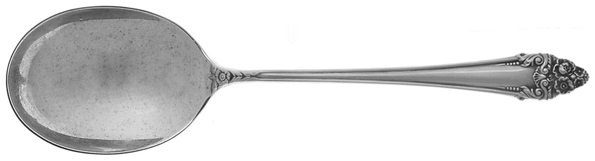Fragrance (Sterling, 1941, No Monograms) Round Bowl Soup Spoon (Gumbo) by Reed & Barton-1