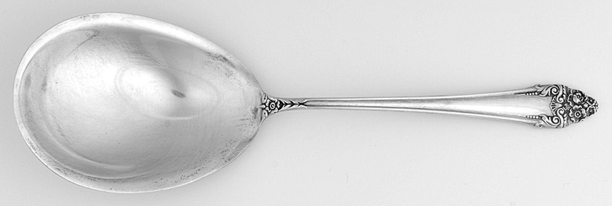 Fragrance (Sterling, 1941, No Monograms) Preserve Spoon by Reed & Barton-1
