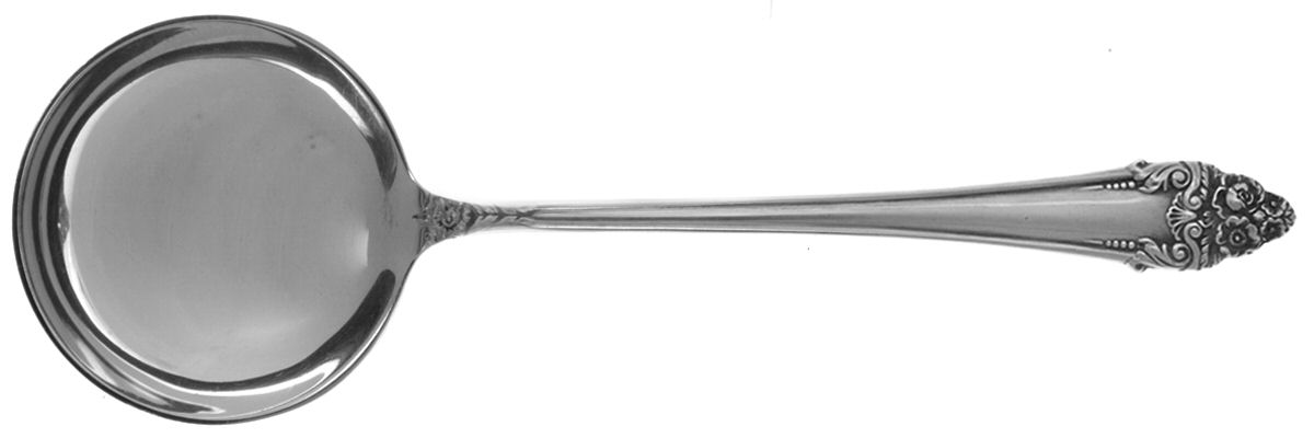 Fragrance (Sterling, 1941, No Monograms) Round Bowl Soup Spoon (Bouillon) by Reed & Barton-1