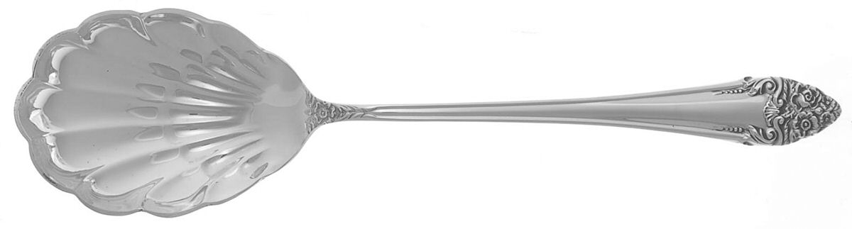 Fragrance (Sterling, 1941, No Monograms) Sugar Shell Spoon by Reed & Barton-1