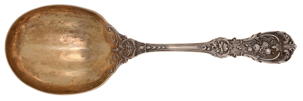 Francis I (Sterling, Eagle-R-Lion, 1907) Solid Salad Serving Spoon by Reed & Barton-1