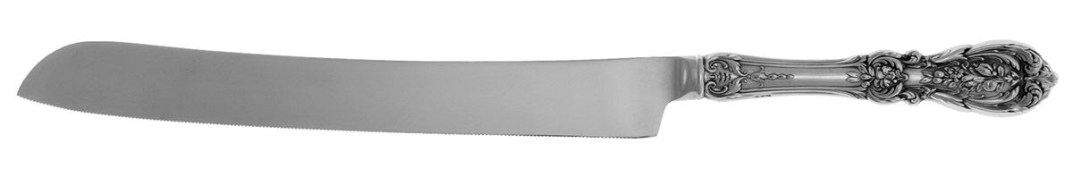 Francis I (Sterling, Eagle-R-Lion, 1907) Wedding Cake Knife with Stainless Blade HC by Reed & Barton-1