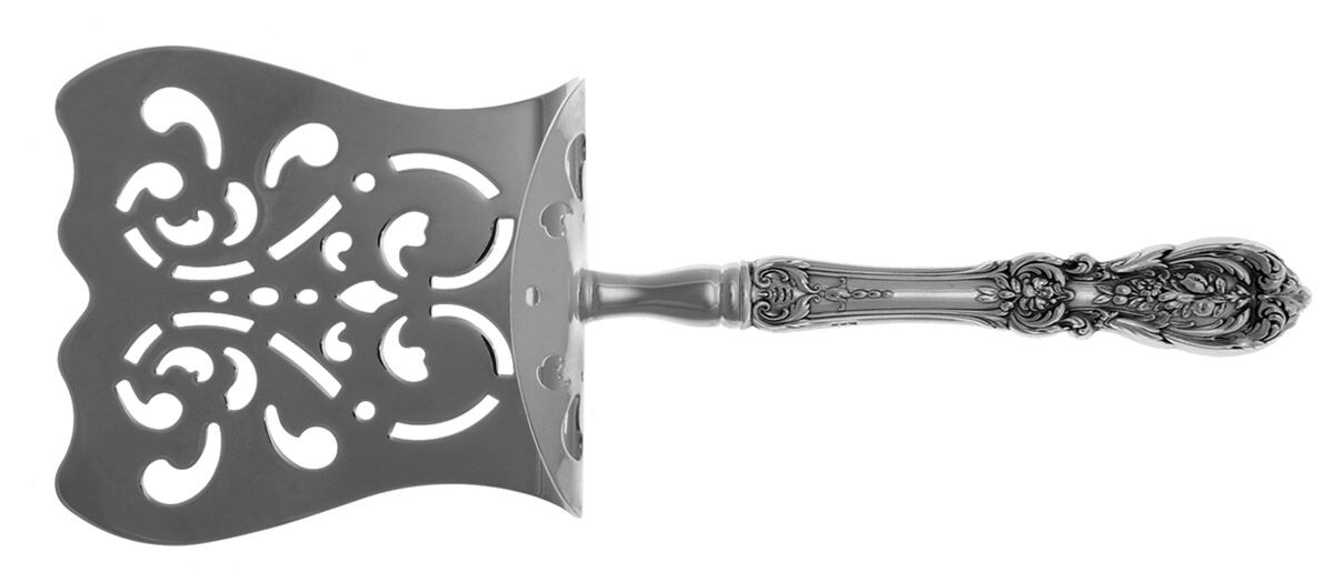 Francis I (Sterling, Eagle-R-Lion, 1907) Asparagus Server with Silverplate Hood HC by Reed & Barton-1