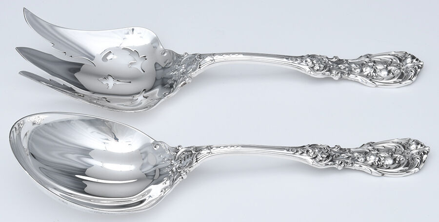 Francis I (Sterling, Eagle-R-Lion, 1907) (2 Pc) Solid Salad Set by Reed & Barton-1