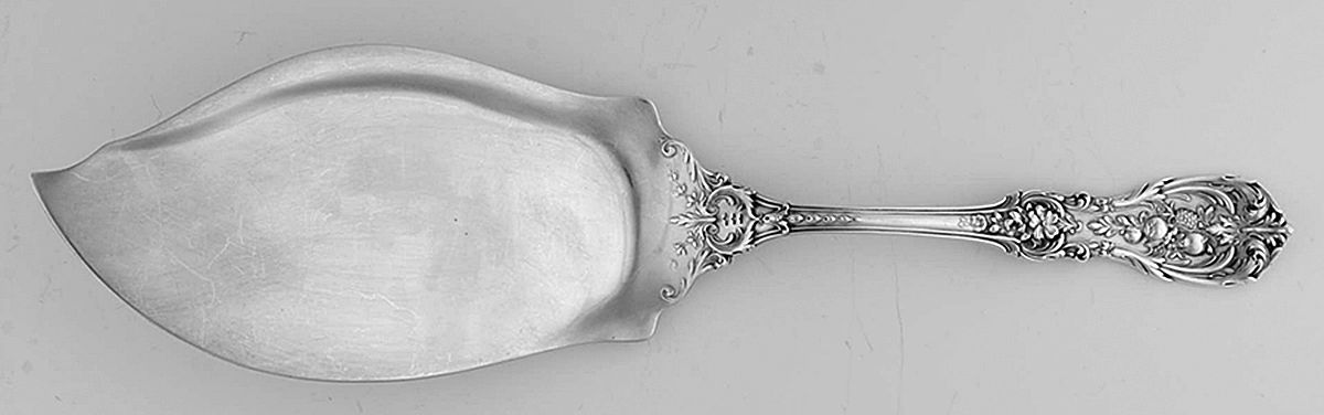 Francis I (Sterling, Eagle-R-Lion, 1907) Large Solid Fish Serving Knife by Reed & Barton-1