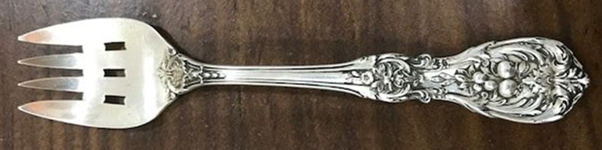 Francis I (Sterling, Eagle-R-Lion, 1907) Large Individual Terrapin Fork by Reed & Barton-1