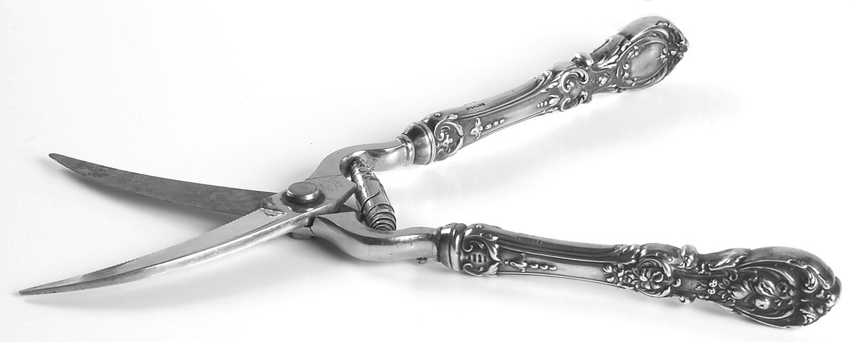 Francis I (Sterling, Eagle-R-Lion, 1907) Poultry Shears with Stainless Blades by Reed & Barton-1