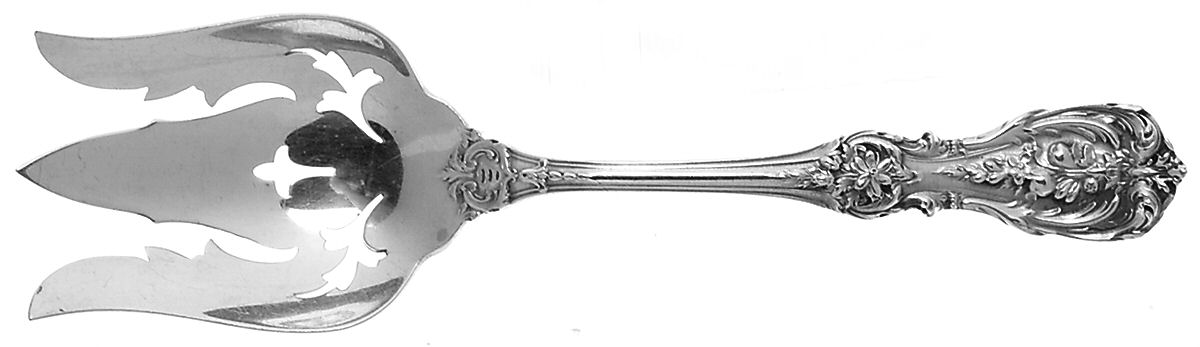 Francis I (Sterling, Eagle-R-Lion, 1907) Medium Solid Sald Serving Fork by Reed & Barton-1