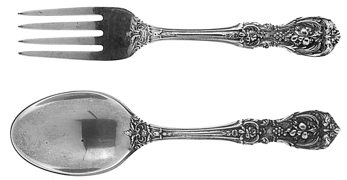 Francis I (Sterling, Eagle-R-Lion, 1907) (2 Pc) Baby Set (BFM1, BSM1) by Reed & Barton-1