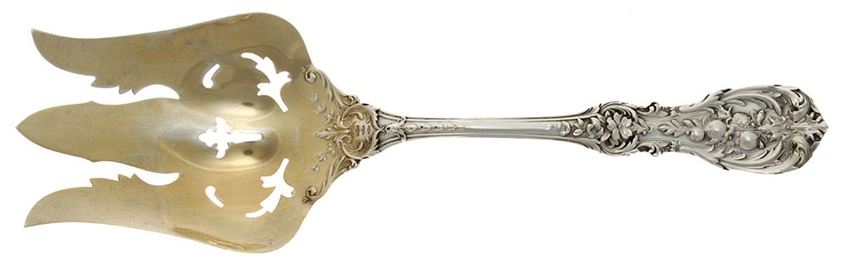 Francis I (Sterling, Eagle-R-Lion, 1907) Solid Salad Serving Fork by Reed & Barton-1