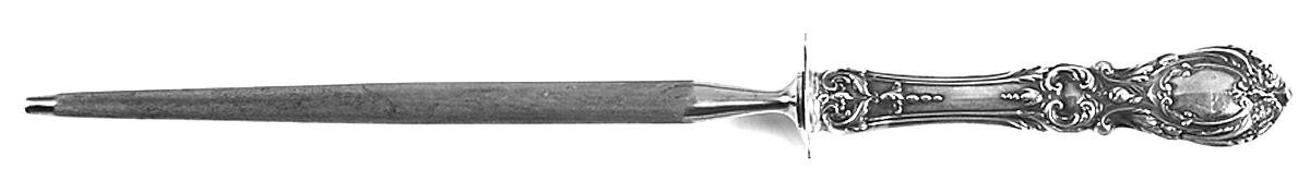 Francis I (Sterling, Eagle-R-Lion, 1907) Large Steel Rod Knife Sharpener by Reed & Barton-1
