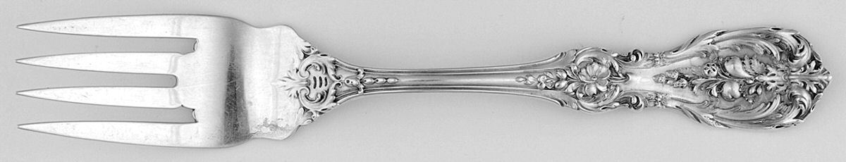 Francis I (Sterling, Eagle-R-Lion, 1907) Small Individual Solid Fish/Salad Fork by Reed & Barton-1