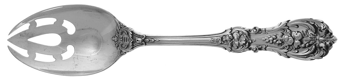 Francis I (Sterling, Eagle-R-Lion, 1907) Pierced Tablespoon (Serving Spoon) by Reed & Barton-1