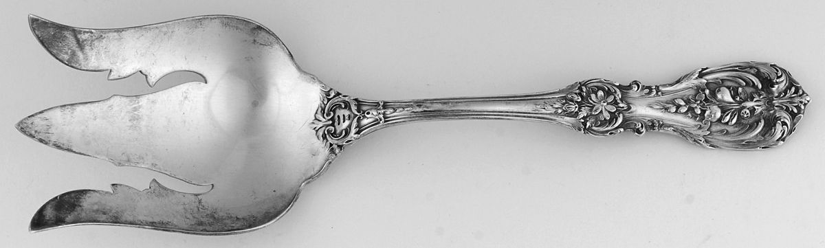 Francis I (Sterling, Eagle-R-Lion, 1907) Medium Solid Salad Serving Fork by Reed & Barton-1