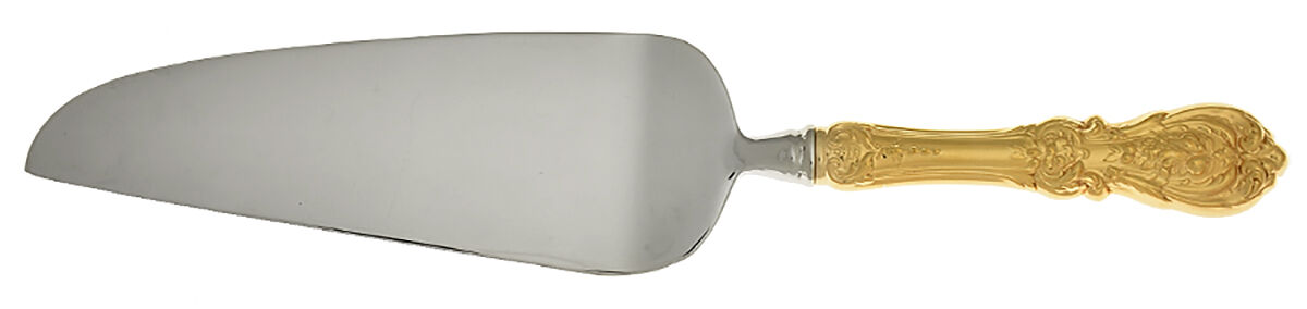 Francis I-Gold Vermeil (Sterling) Pie and Cake Server with Stainless Blade HC by Reed & Barton-1