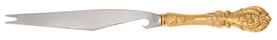 Francis I-Gold Vermeil (Sterling) Hollow Handle Bar Knife by Reed & Barton-1