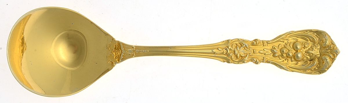 Francis I-Gold Vermeil (Sterling) Round Bowl Soup Spoon (Bouillon) by Reed & Barton-1