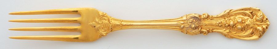 Francis I-Gold Vermeil (Sterling) Fork by Reed & Barton-1