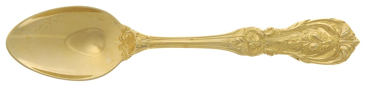 Francis I-Gold Vermeil (Sterling) Teaspoon by Reed & Barton-1