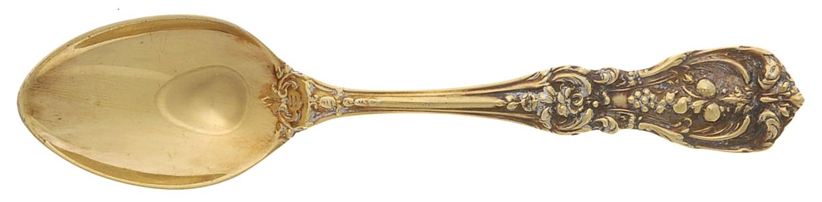 Francis I-Gold Vermeil (Sterling) Demitasse Spoon by Reed & Barton-1