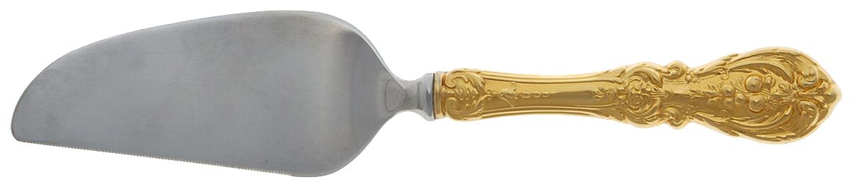 Francis I-Gold Vermeil (Sterling) Cheese Knife with Stainless Blade by Reed & Barton-1