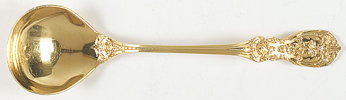 Francis I-Gold Vermeil (Sterling) Solid Piece Cream Ladle by Reed & Barton-1