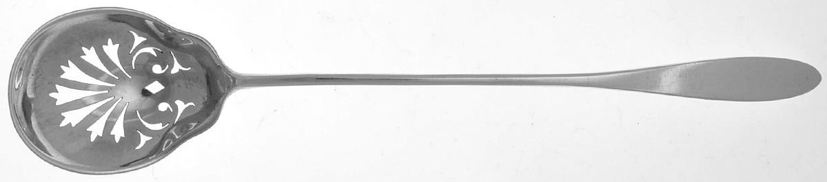 French Antique (Sterling, 1901) Large Lettuce Serving Spoon by Reed & Barton-1