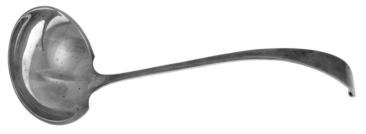 French Antique (Sterling, 1901) Small Solid Soup Ladle by Reed & Barton-1
