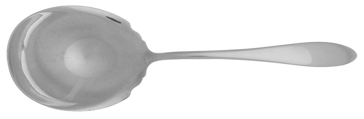 French Antique (Sterling, 1901) Small Solid Berry/Casserole Spoon by Reed & Barton-1