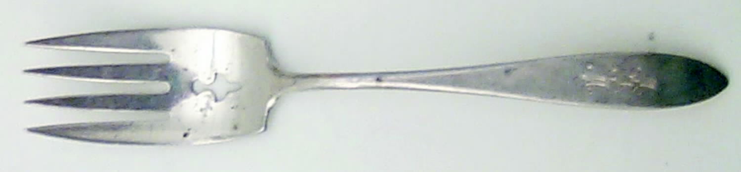 French Antique (Sterling, 1901) Individual Solid Fish Fork by Reed & Barton-1