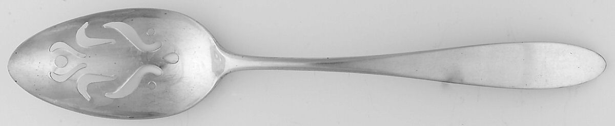 French Antique (Sterling, 1901) Pierced Tablespoon (Serving Spoon) by Reed & Barton-1
