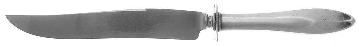 French Antique (Sterling, 1901) Small Carving Knife Stainless Blade W/Sterling Gua by Reed & Barton-1