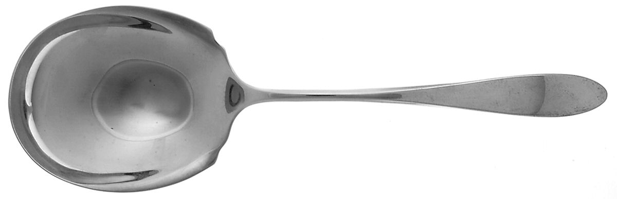 French Antique (Sterling, 1901) Large Solid Berry/Casserole Spoon by Reed & Barton-1