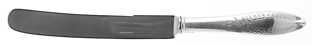 French Antique-Engraved (Sterling) Old French Hollow Knife with Bolster by Reed & Barton-1