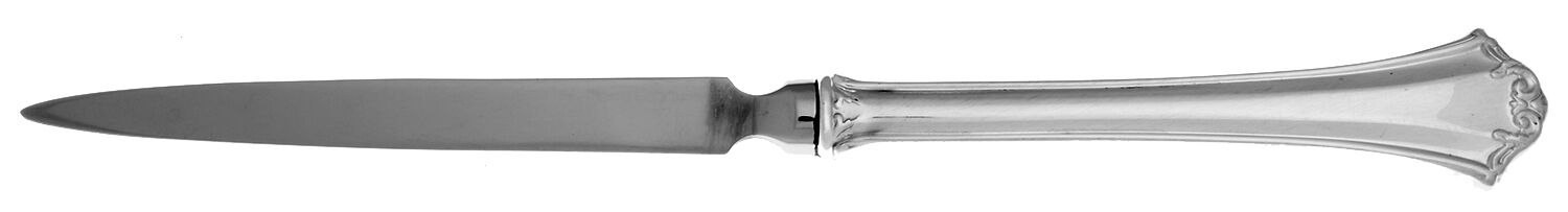 French Chippendale (Silverplate-1981) Letter Opener with Stainless Blade by Reed & Barton-1