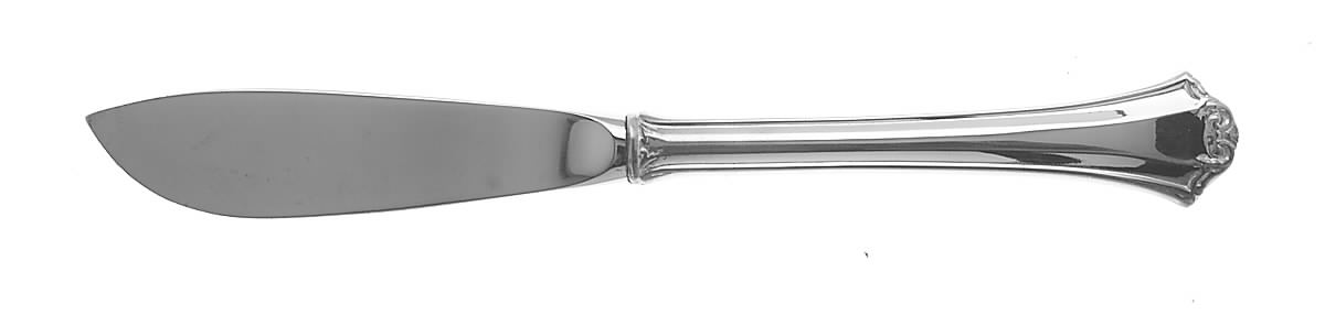 French Chippendale (Silverplate-1981) Hollow Handle Master Butter Knife by Reed & Barton-1