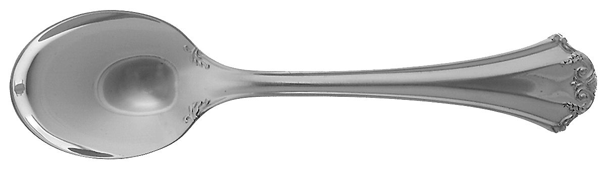 French Chippendale (Silverplate-1981) Straight Handle Baby Spoon by Reed & Barton-1