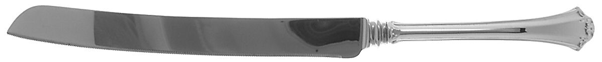 French Chippendale (Silverplate-1981) Wedding Cake Knife with Stainless Blade by Reed & Barton-1